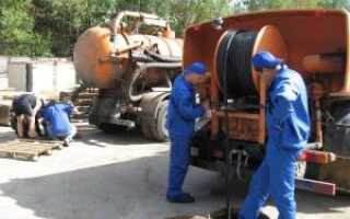 Способы откачки канализационных колодцев