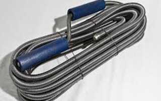 Разновидности тросов для прочистки канализационных труб