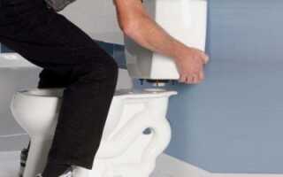 Установка напольного унитаза своими руками и подключение его к канализации