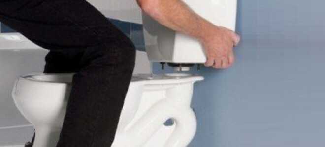 Установка напольного унитаза своими руками и подключение его к канализации