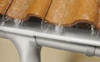 Виды водостоков для крыши и технология их монтажа