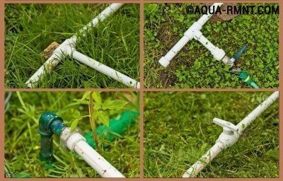 Разводка труб для летнего водопровода
