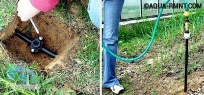 Точка потребления воды на участке