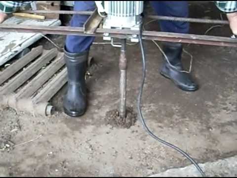 Бурение вручную