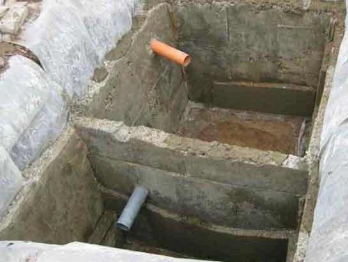 Бетонный септик