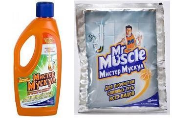 Mr Muscle от засоров