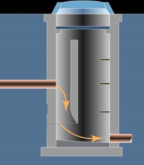 Гаситель с отражающей стенкой
