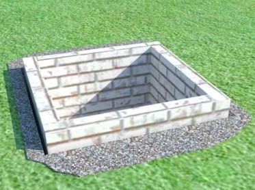 Кирпичная выгребная яма