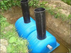 Септик установлен