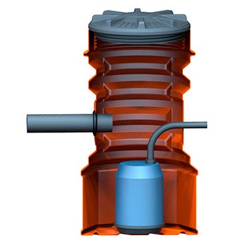 Колодец для приема воды