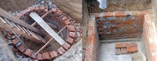 Ямы из кирпича
