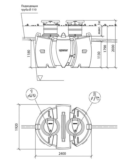 Схема с размерами Схема с размерами