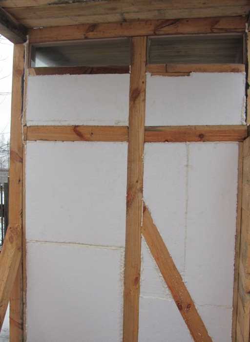 В качестве утеплителя пойдет пенопласт