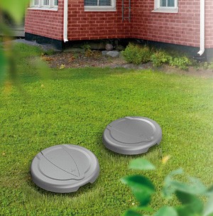 Септик Uponor - видимая часть Септик Uponor - видимая часть