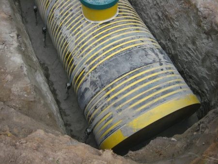 Очистительная система в яме